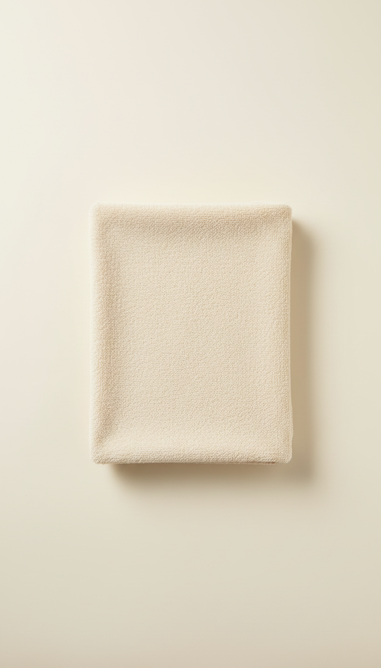 Plush Vanilla Cream Salon Towel